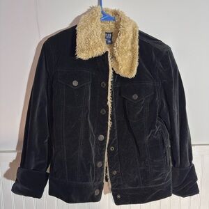 Black Teddy Jacket with Fur Lining